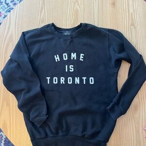 Black 'Home is Toronto' Sweatshirt